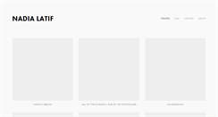Desktop Screenshot of nadialatif.com
